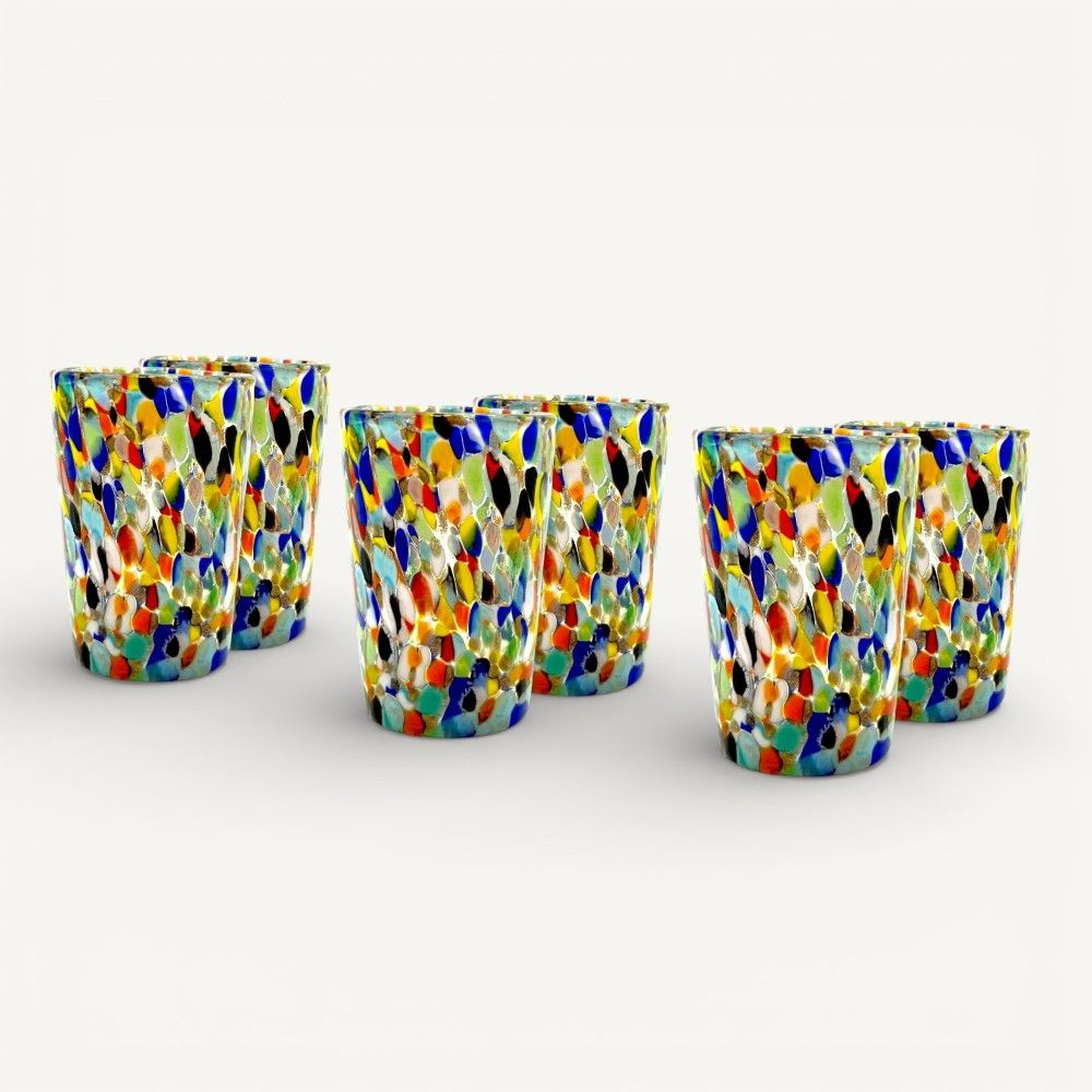 FANTASY | Set de 6 Copas de Licor | Diseño | Murano Store