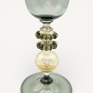 SOSPIRI | Collectible chalice | Smoke gray | Murano Store