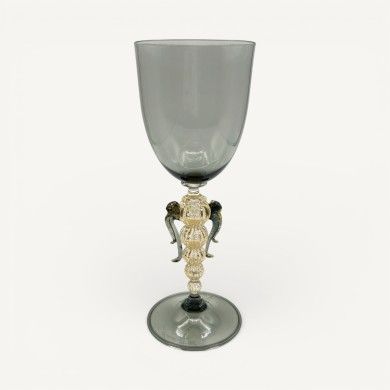 SOSPIRI - Coppa veneziana Grigio fumo | Murano Store