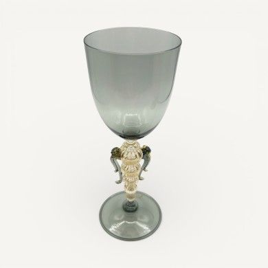 SOSPIRI - Coppa veneziana Grigio fumo | Murano Store