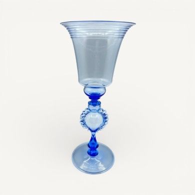 GRAN CANAL | Calice de collection Bleu clair | Tipetti | Murano-Store