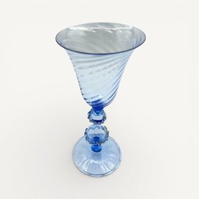 GRAN CANAL | Cáliz de colección Azul claro | Tipetti | Murano-Store