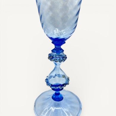 GRAN CANAL | Calice da collezione Azzurro | Tipetti | Murano-Store