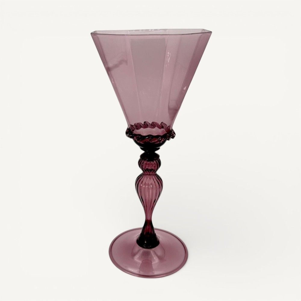 DUCALE | Sammlerstück Amethyst Kelch | Tipetti Veneziani | Murano Store