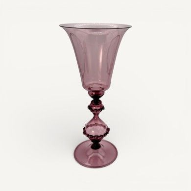 DUCALE | Sammlerstück Amethyst Kelch | Tipetti Veneziani | Murano Store