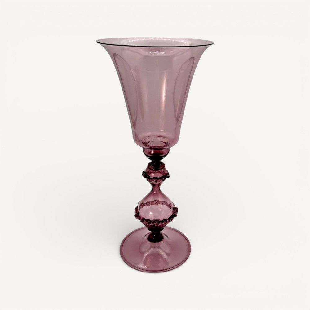 DUCALE | Sammlerstück Amethyst Kelch | Tipetti Veneziani | Murano Store