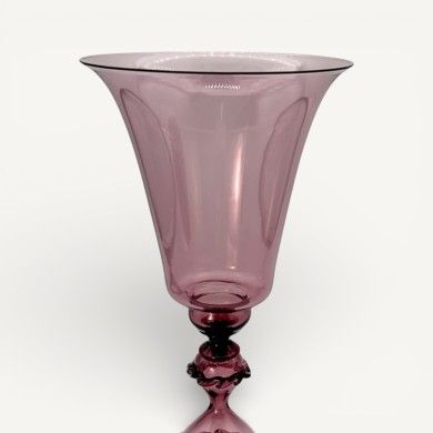 DUCALE | Cálice de ametista colecionável | Tipetti Veneziani | Loja de Murano
