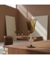 LAZZARO | Venetian Tipetti | Tobacco colored Goblet | Murano Store