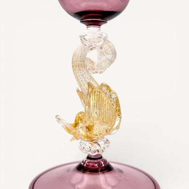 CALVINO | Cáliz de colección Amatista | Tipetti Veneziani | Murano Store