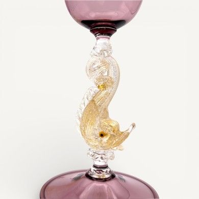 CALVINO | Cáliz de colección Amatista | Tipetti Veneziani | Murano Store