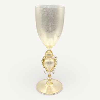 MURANO | Gold Collectible Goblet | Venetian Tipetti | Murano Store