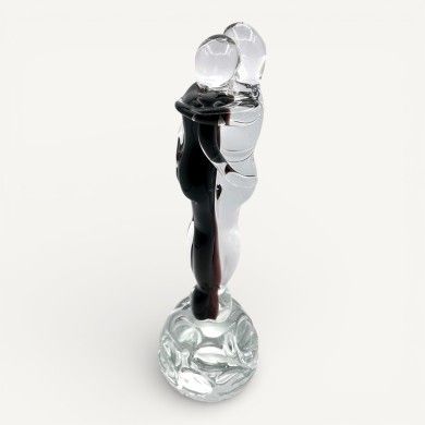 AMORE | Scultura vetro "Gli amanti" abbracciati | Murano-Store