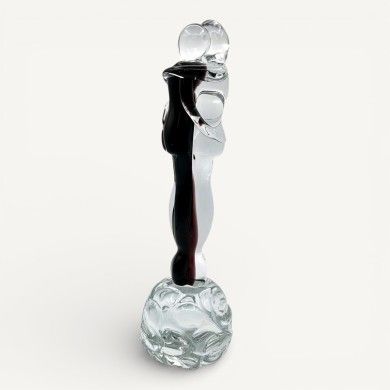 LOVE | Escultura de cristal 'Amantes' abrazándose | Murano-Store