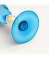 LEONARDO | Blue Venetian tipetto with gold leaf | Murano Store
