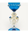 LEONARDO, Sammlerkelch in Blau und Gold | Murano Store