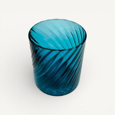 Verre de Table de Murano bleu outre-mer 'Torcello' | Murano-Store