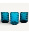 Verre de Table de Murano bleu outre-mer 'Torcello' | Murano-Store