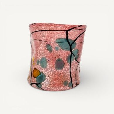 POLLOCK | Goti de Fornasa with Silver Leaf | Murano-Store