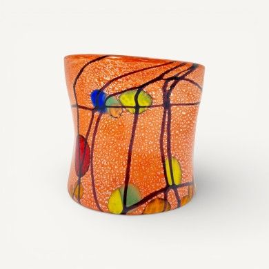 POLLOCK | Goti de Fornasa mit Blattsilber | Murano-Store