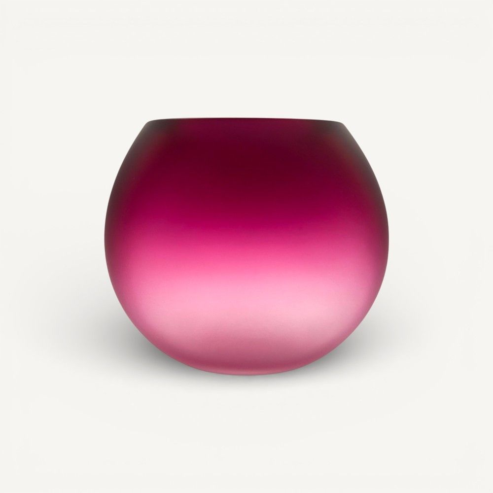 IVONNE | Satin Amethyst Vase | Murano-Store
