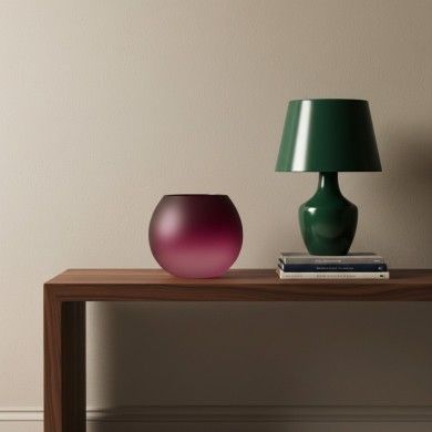 IVONNE | Satin Amethyst Vase | Murano-Store