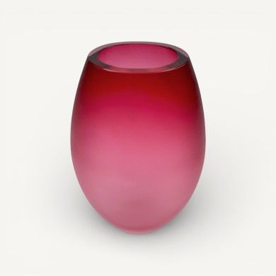 IVONNE | Jarra Oval de Cetim | Murano-Store