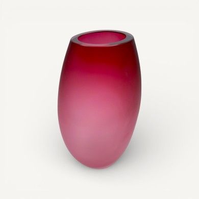 IVONNE | Vaso Ovale Satinato | Murano-Store