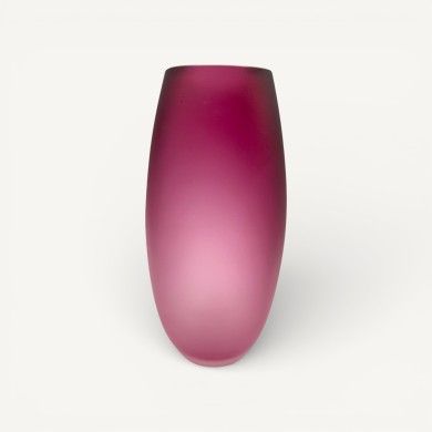 IVONNE | Vase ovale en satin | Murano-Store