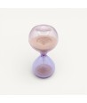 KAIROS | Sablier en verre soufflé rose et améthyste | Murano Store