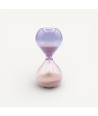 KAIROS | Reloj de arena de vidrio soplado rosa y amatista | Murano Store