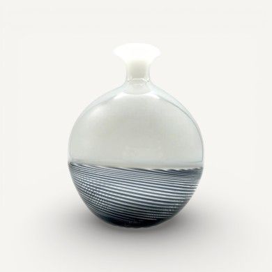 VERA | White Glass Jar | Jars and Ampoules | Murano-Store