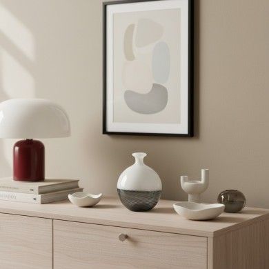 VERA | Pot en verre blanc | Pots et Ampoules | Murano-Store