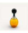ALINA | Ampoule with black stopper | ORANGE | Murano glass