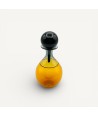 ALINA | Ampoule avec bouchon noir | ORANGE | Verre de Murano