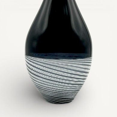 ADA | Ada schwarzes Glasgefäß | Gefäße und Ampullen | Murano Store