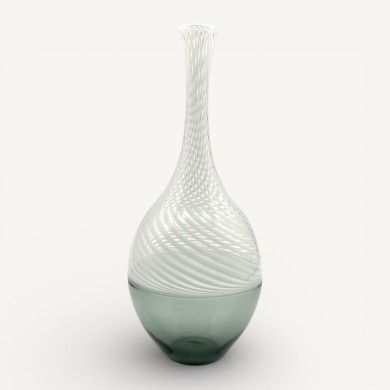 LEDA | White Glass Jar | Jars and Ampoules | Murano-Store