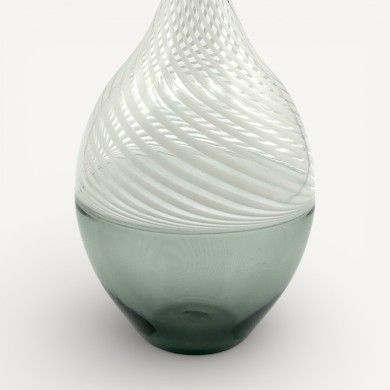 LEDA | Tarro de cristal blanco | Tarros y ampollas | Murano-Store