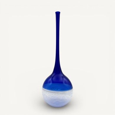 RENE' | Glasgefäß Blau | Gefäße und Ampullen | Murano-Store