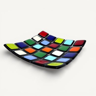 SEVENTY | Bunter Teller im 70er-Jahre-Stil | Murano-Store