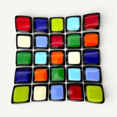 SEVENTY | Bunter Teller im 70er-Jahre-Stil | Murano-Store