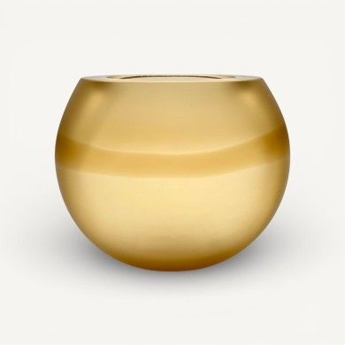 DAKOTA | Vaso âmbar acetinado | Murano Store