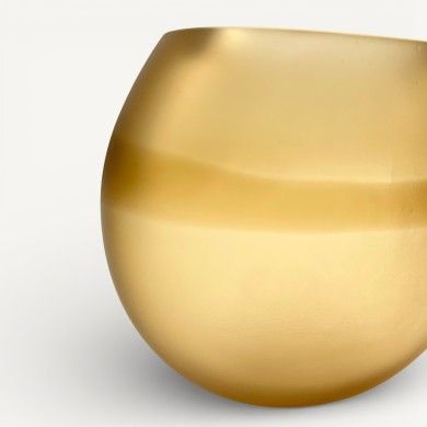 DAKOTA | Satin Amber Vase | Murano Store