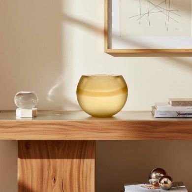 DAKOTA | Satin Amber Vase | Murano Store