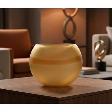 DAKOTA | Vase ambre satiné | Murano Store