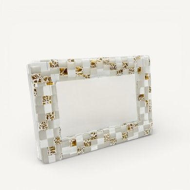 INSTANTI, mosaic-style Murano glass photo frame | Murano Store