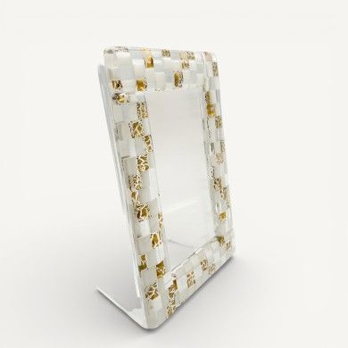 INSTANTI, mosaic-style Murano glass photo frame | Murano Store