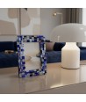 ISTANTI | Marco de fotos mosaico azul y oro | Murano-Store