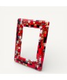 INSTANTI, mosaic and gold Murano glass photo frame | Murano Store