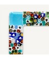 ARMONIA | Moldura azul clara com Murrine | Murano-Store