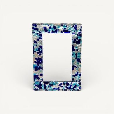ETERNA | Photo Frame with Silver Leaf | Murano-Store